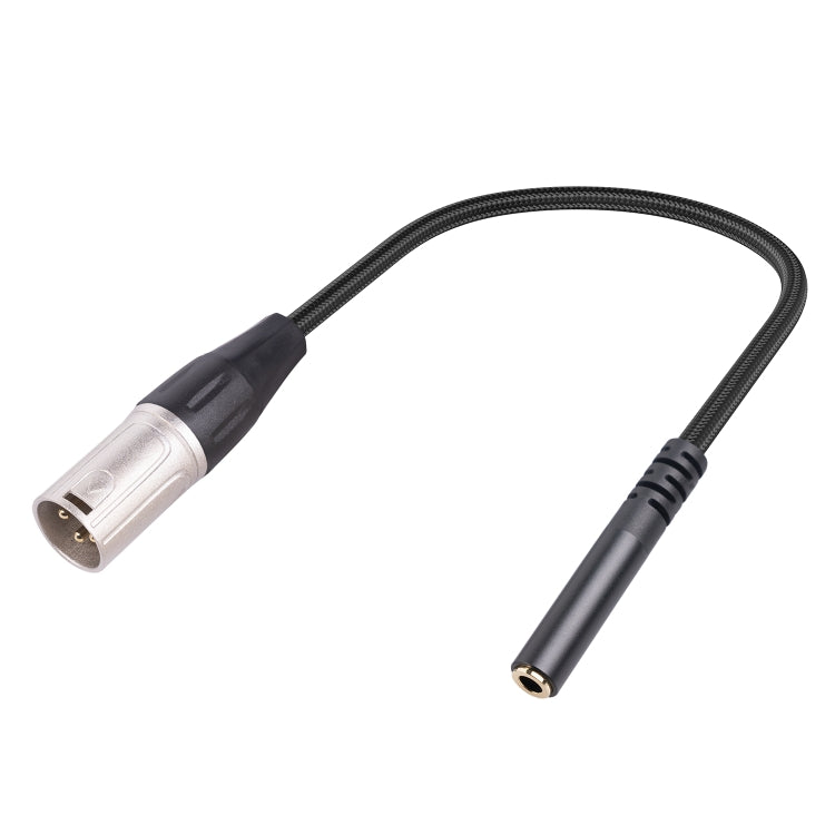 Cavo audio maschio da 3,5 mm femmina a XLR a 3 pin, lunghezza: 30 cm, 3.5mm F to XLR M Cavo audio maschio da 3,5 mm femmina a XLR a 3 pin, lunghezza: 30 cm, 3.5mm F to XLR M